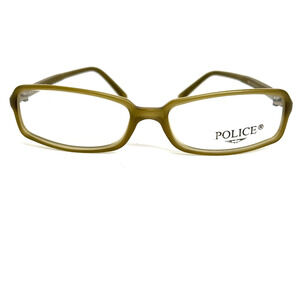 Police mod 1373 51-15 Eyeglasses Frames Brown olive Full‎ Rim H15305